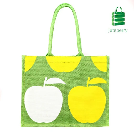 Custom printed jute bag